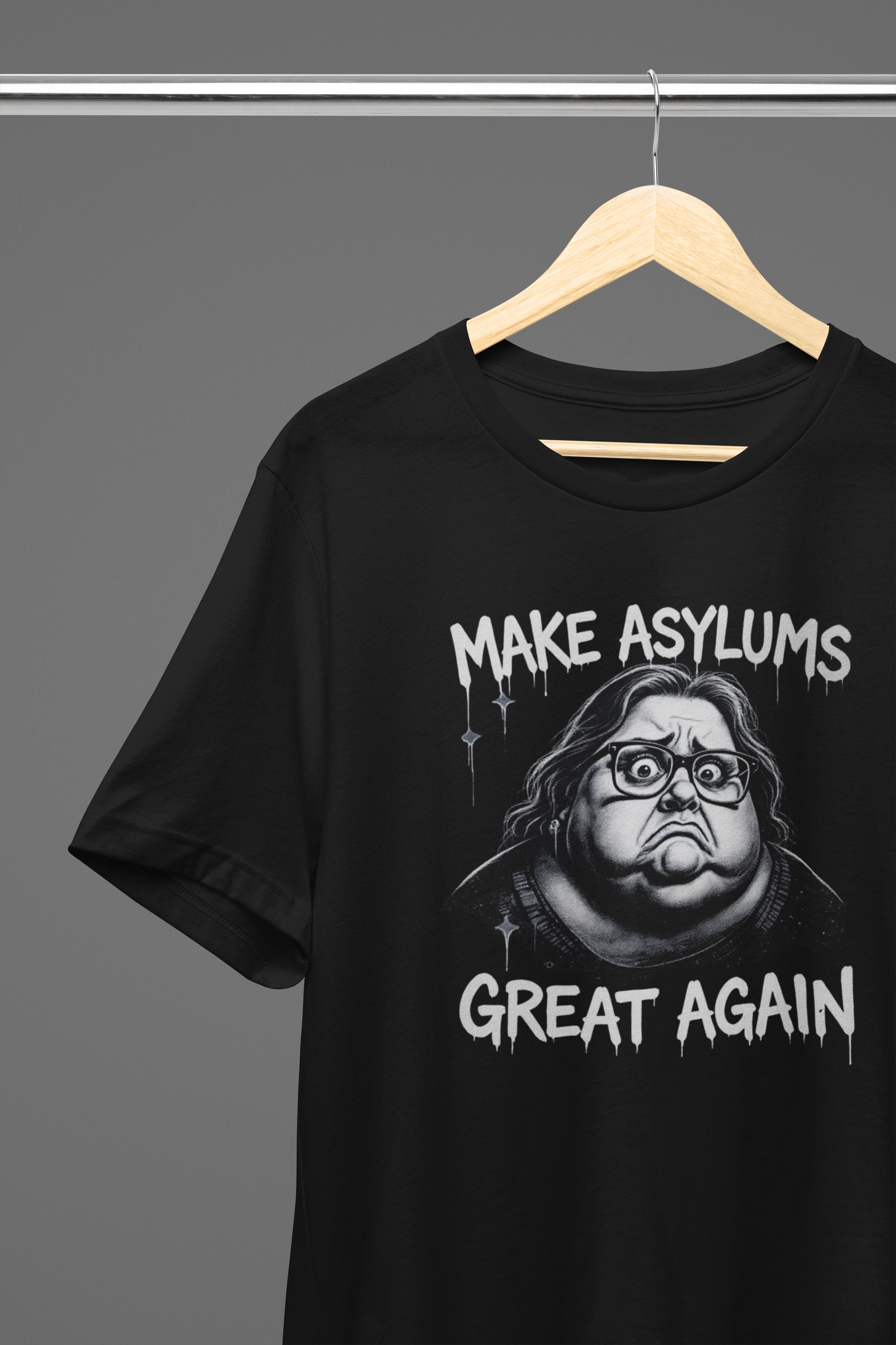 Make Asylums Great Again Tee - Black