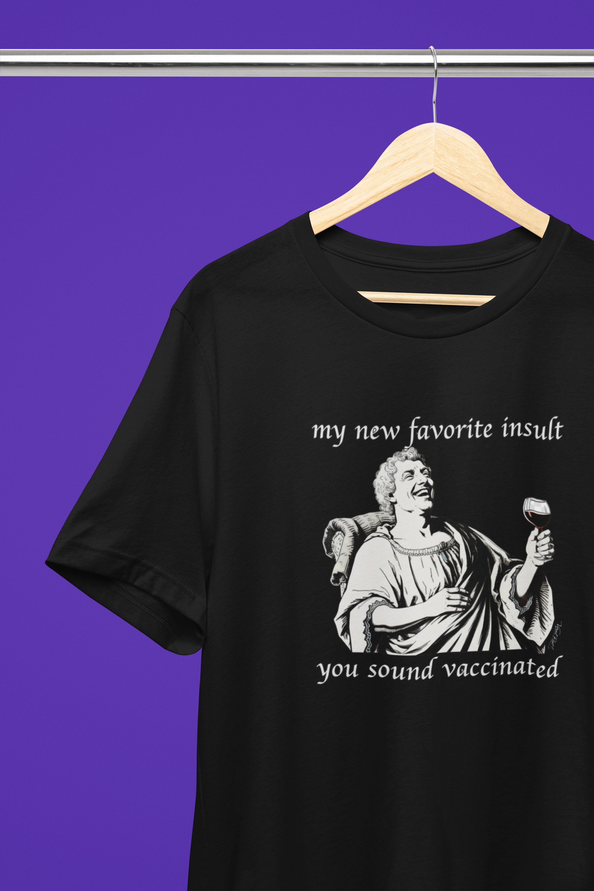 My New Favorite Insult Tee - Black (Viral Riot Signature)