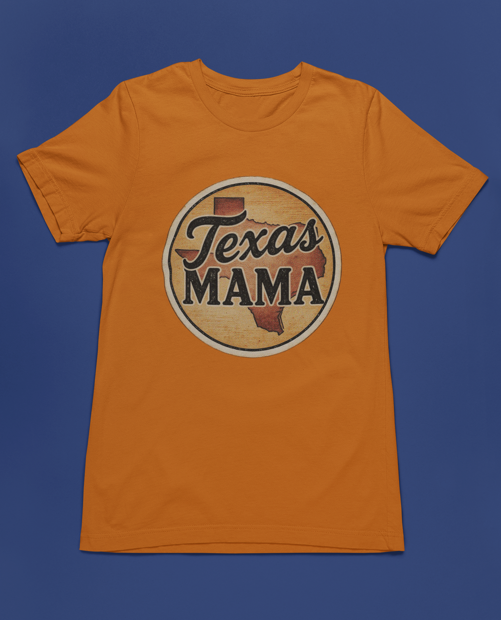 Texas Mama Tee - Burnt Orage