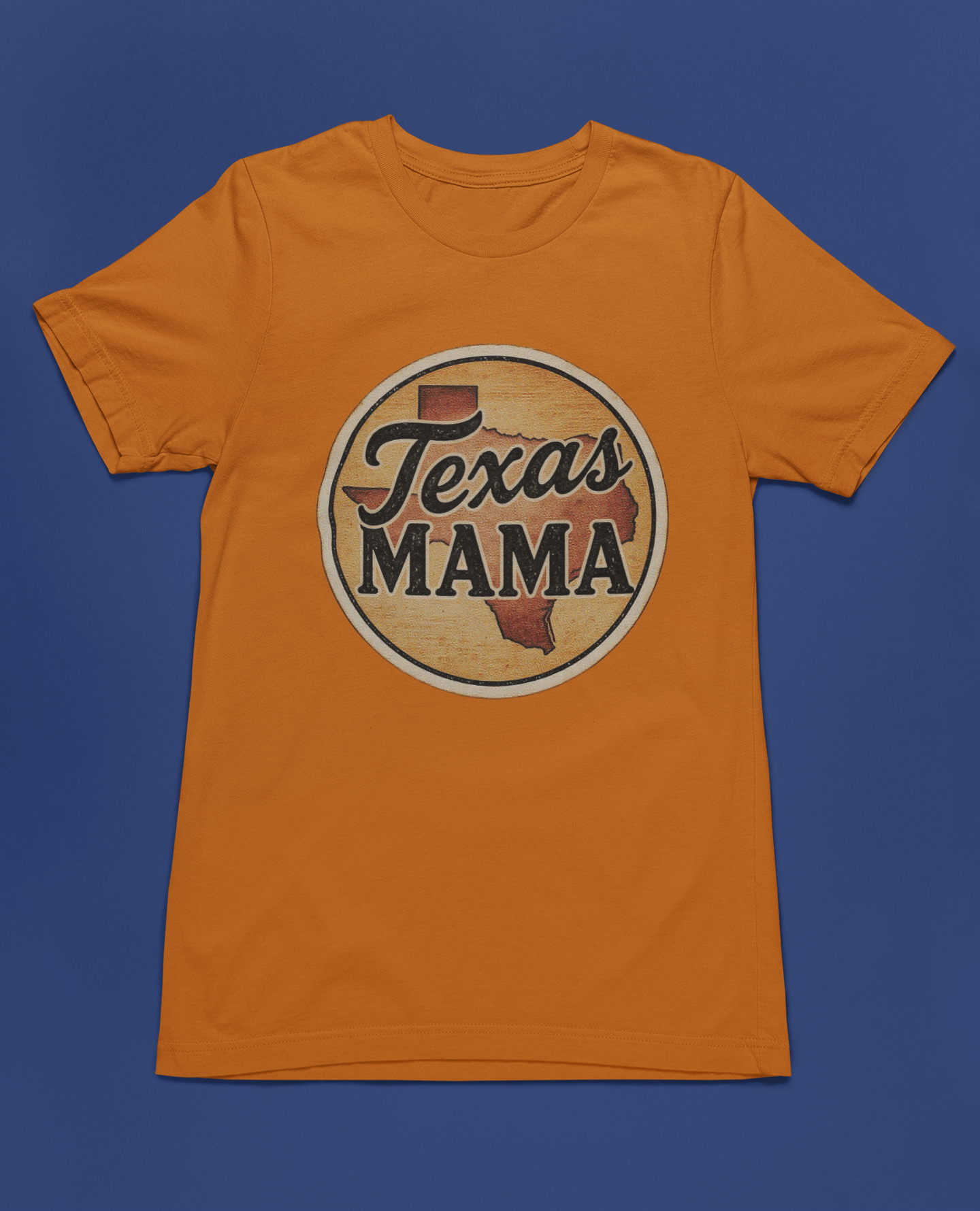 Texas Mama Tee - Burnt Orage