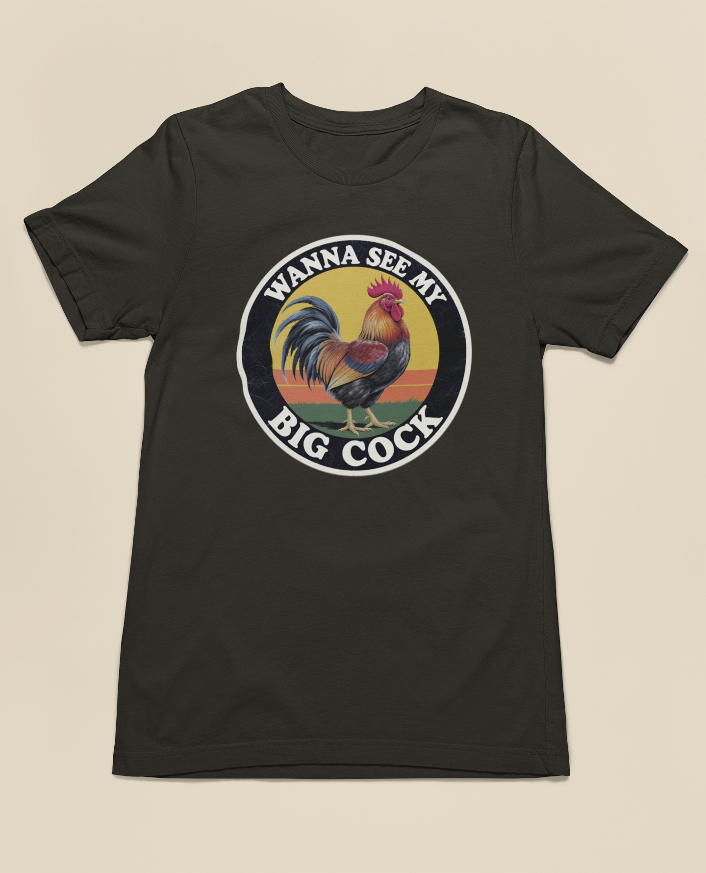 Wanna See My Big Cock? Tee – Black