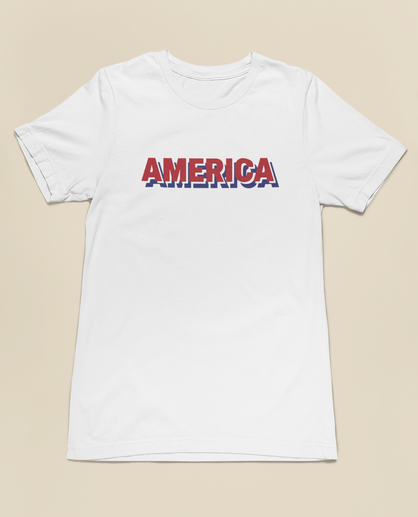 America Tee - White
