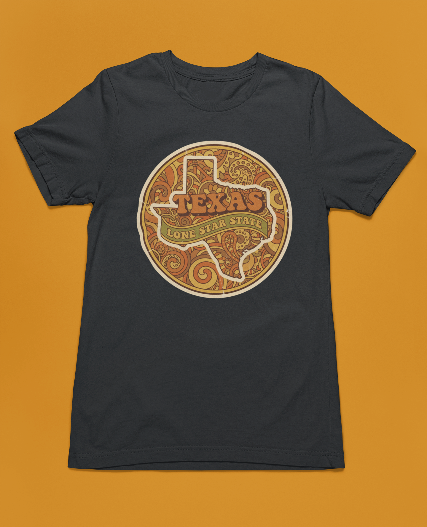 Lone Star State Tee - Heathered Black