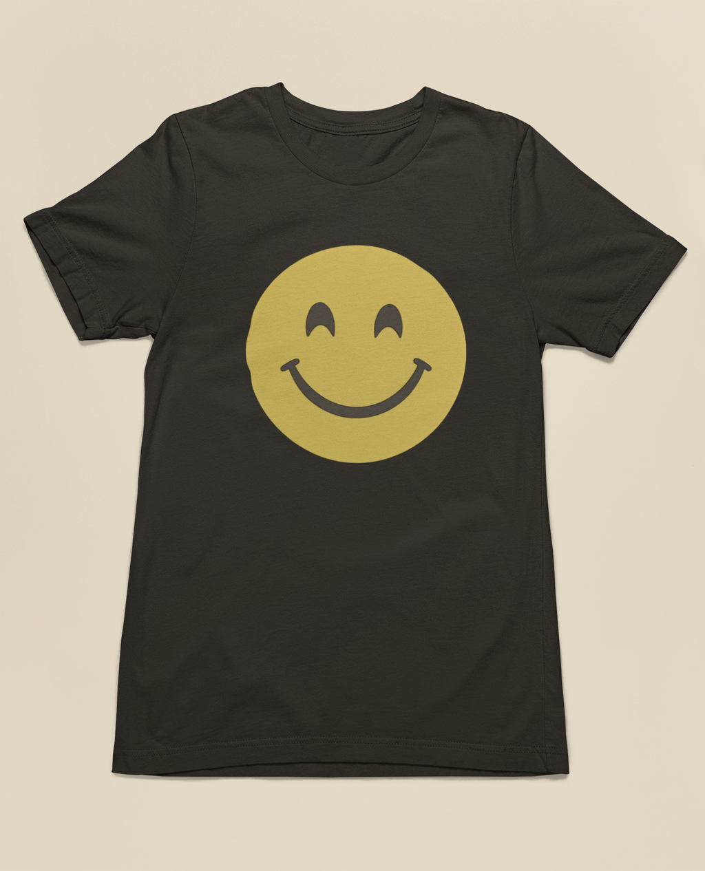 Smiley Face Tee - Black
