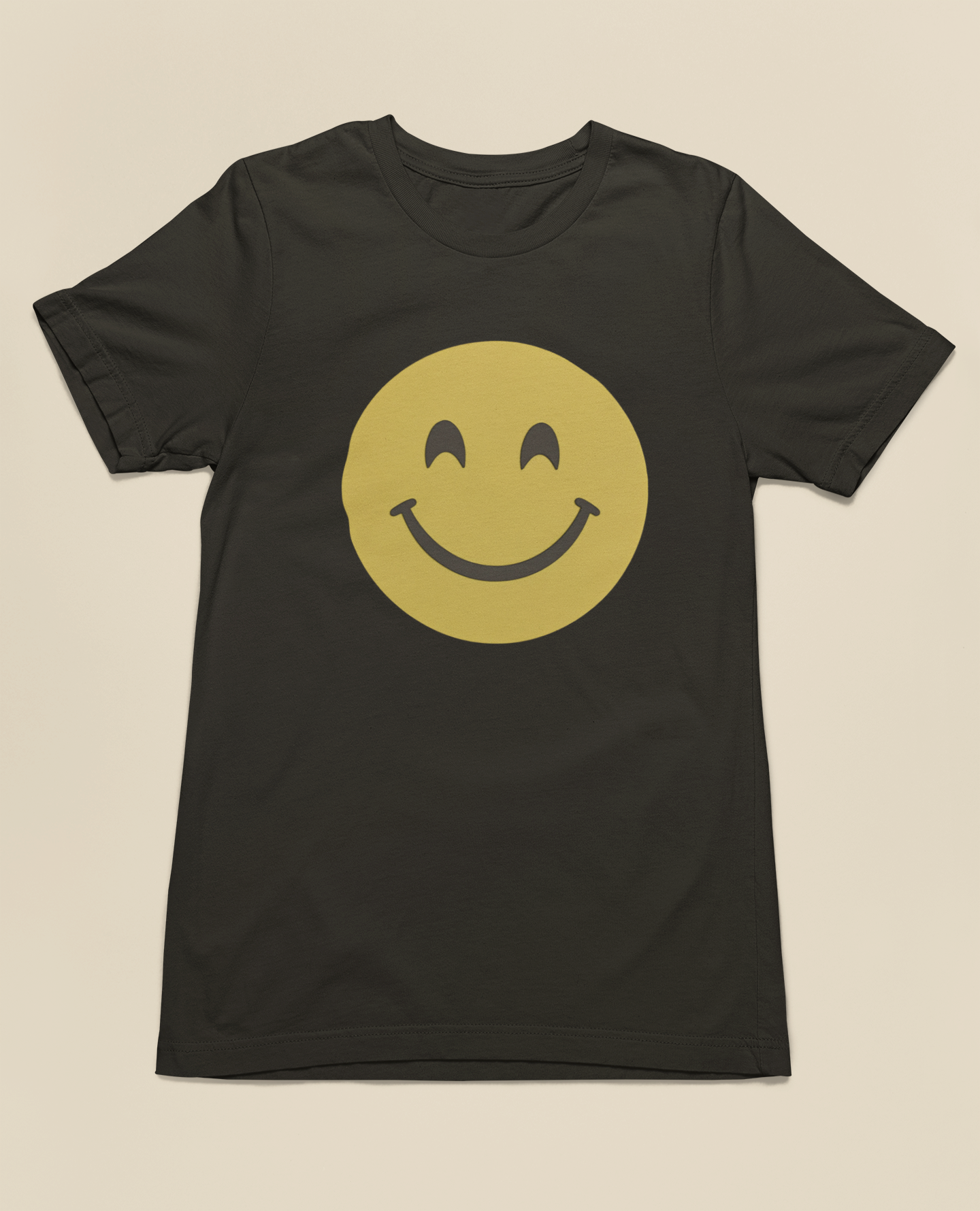Smiley Face Tee - Black