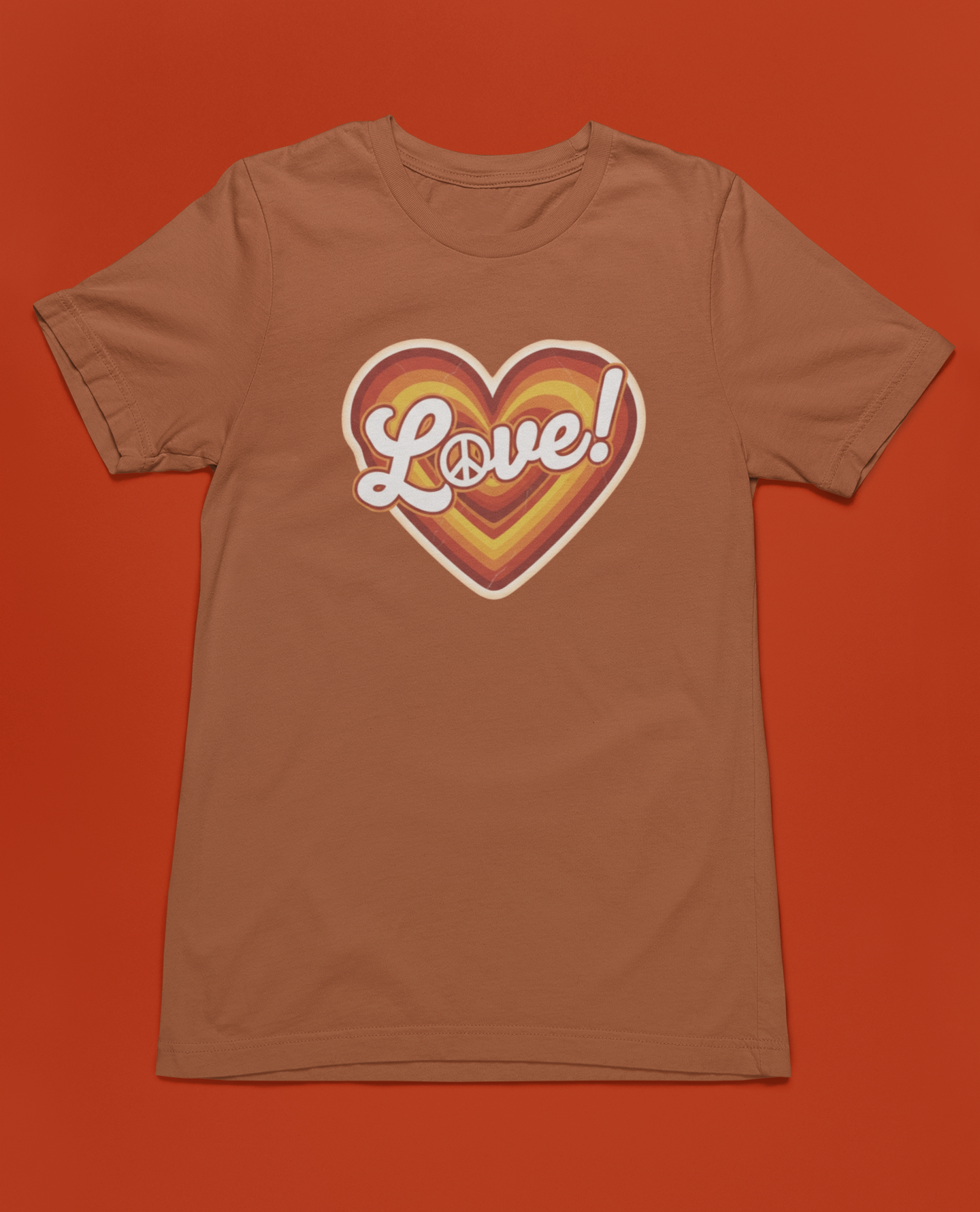 Peace & Love Tee - Autumn or Heathered Black