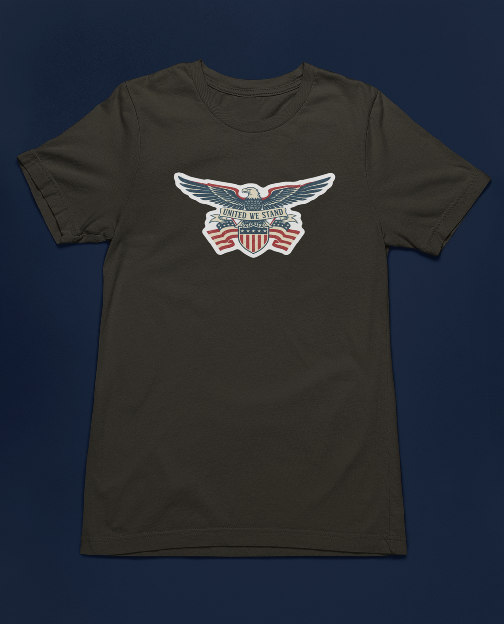 United We Stand Tee - Red, Black