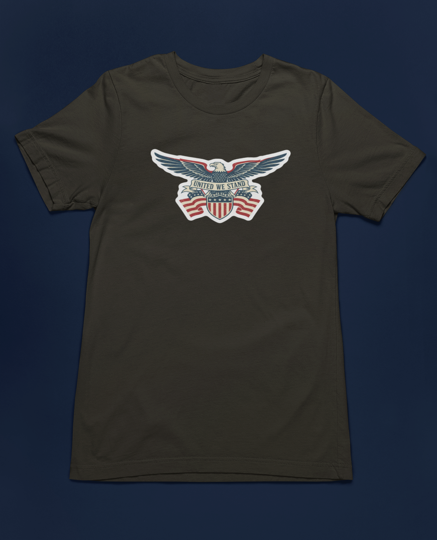 United We Stand Tee - Red, Black