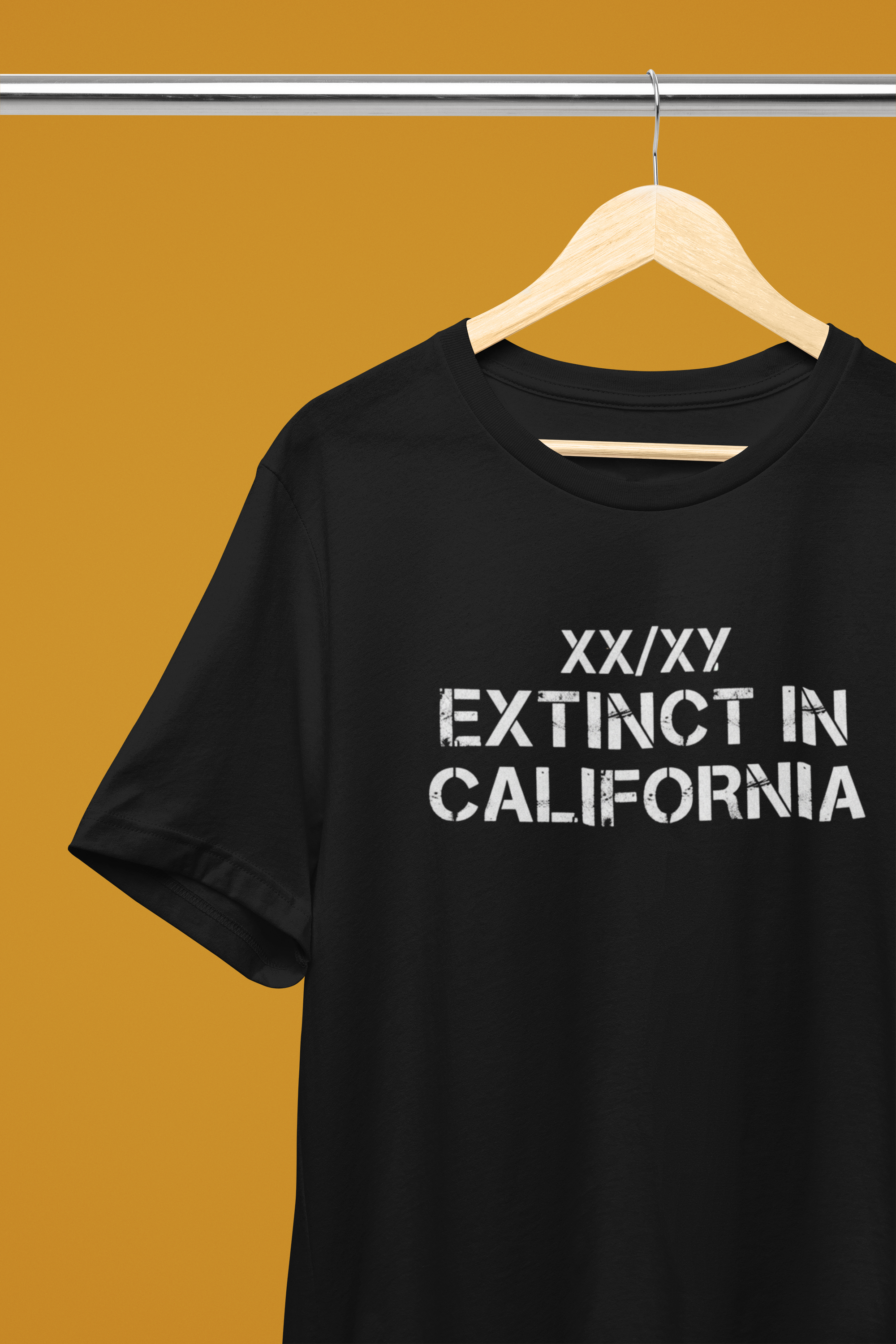 XX/XY Extinct in California Tee - Black