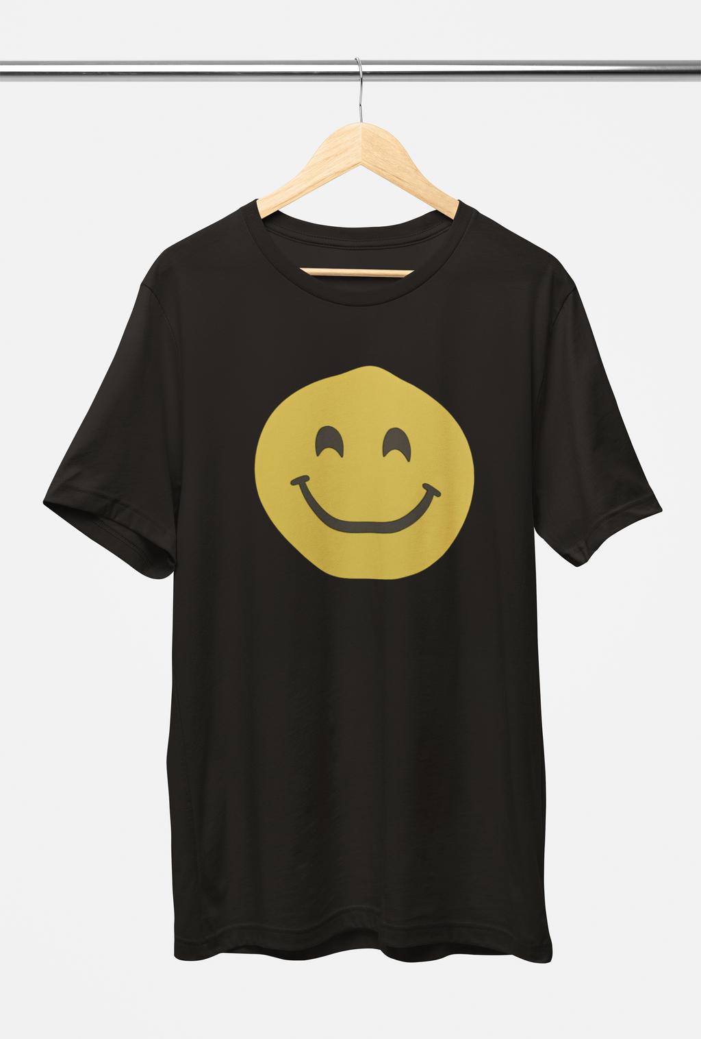 Smiley Face Tee - Black