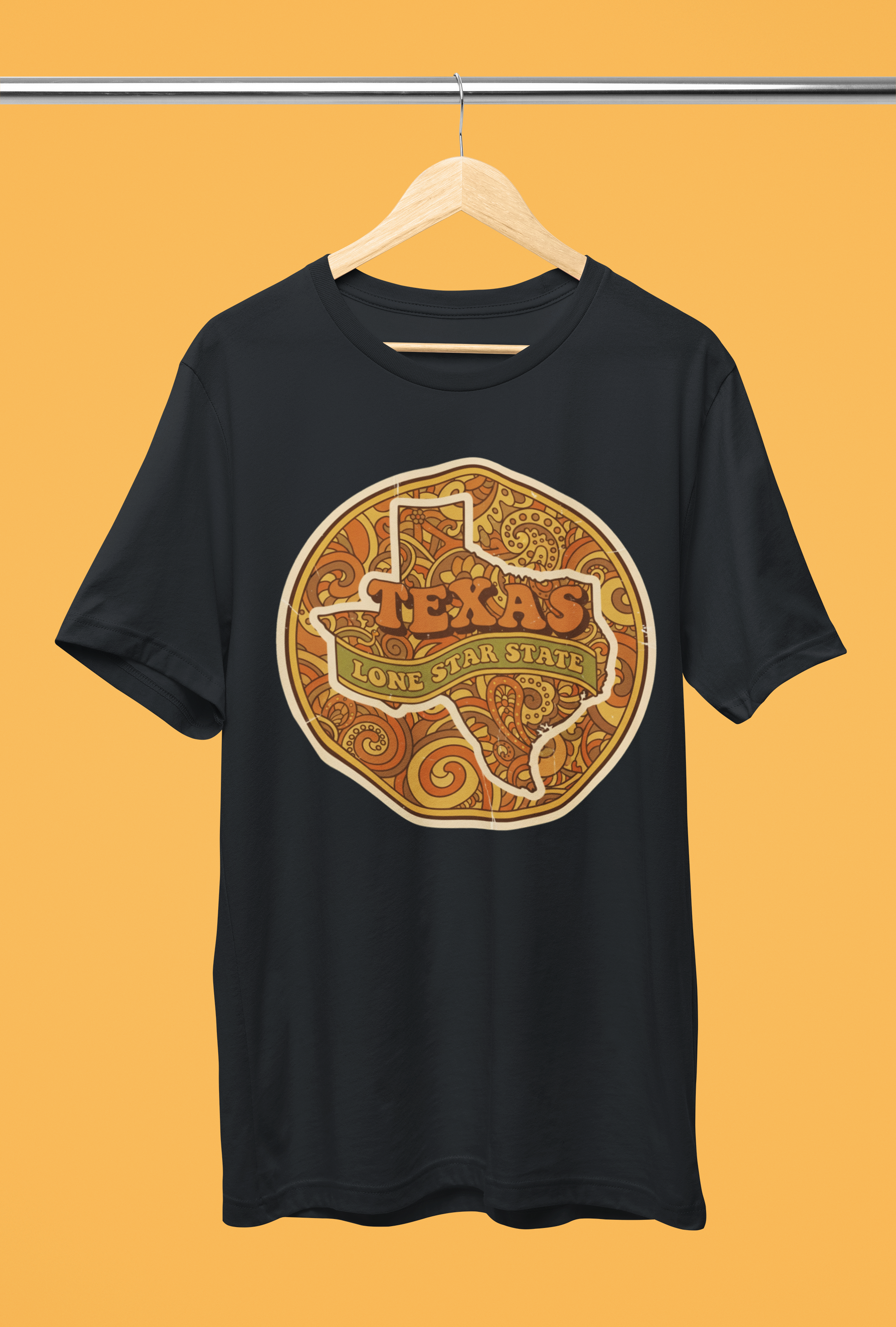 Lone Star State Tee - Heathered Black