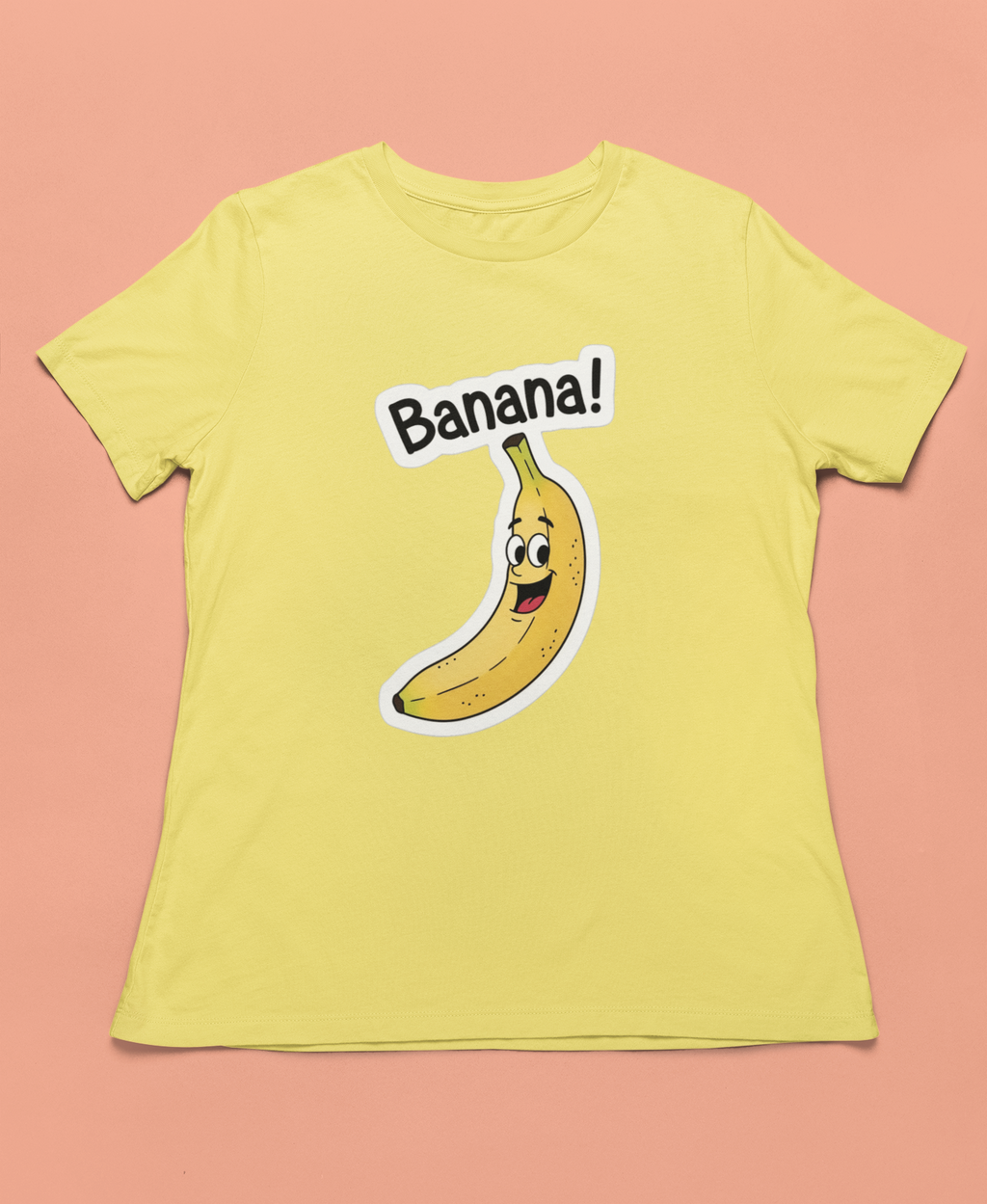 Banana Excitement Toddler Tee - Yellow