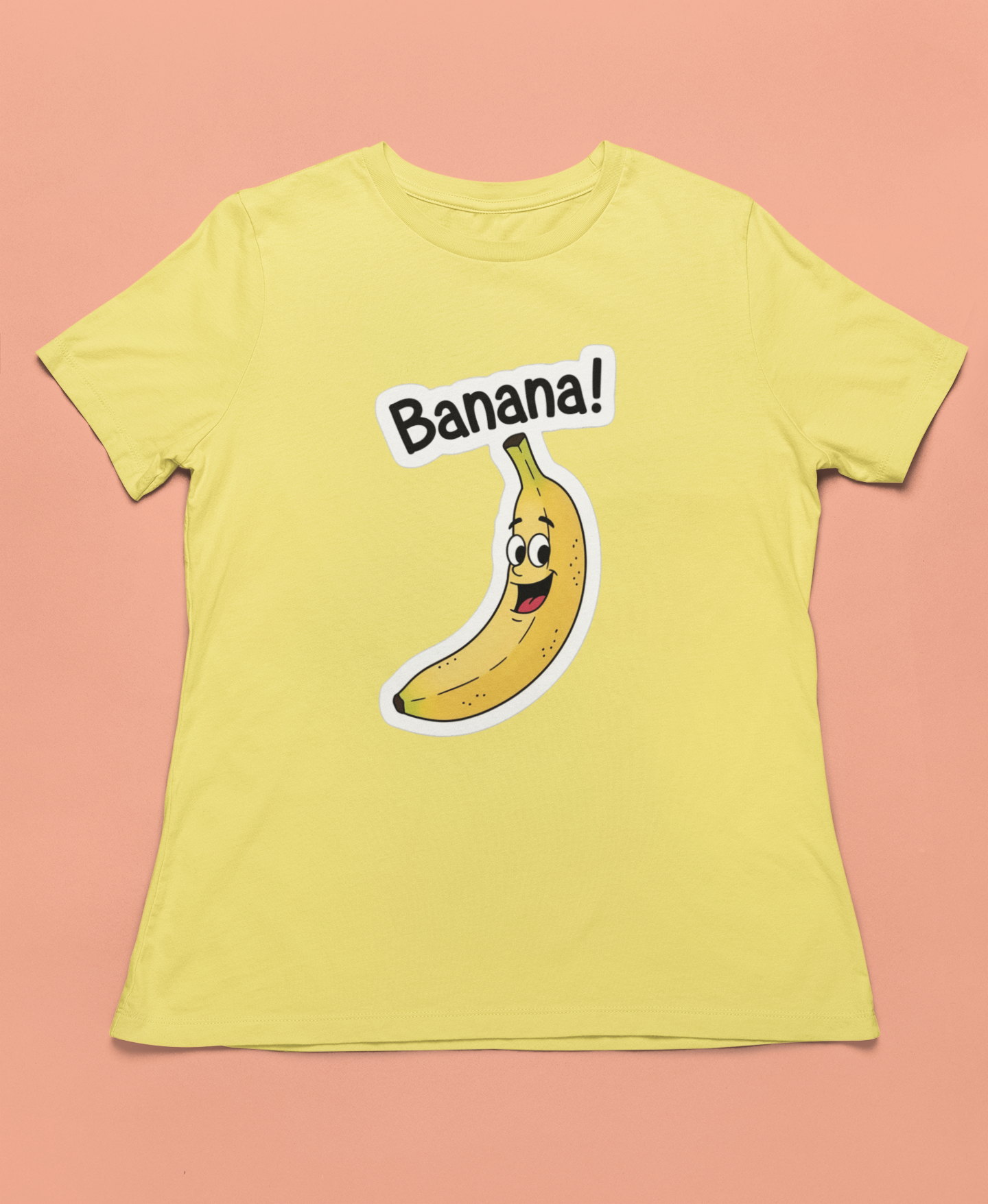 Banana Excitement Toddler Tee - Yellow
