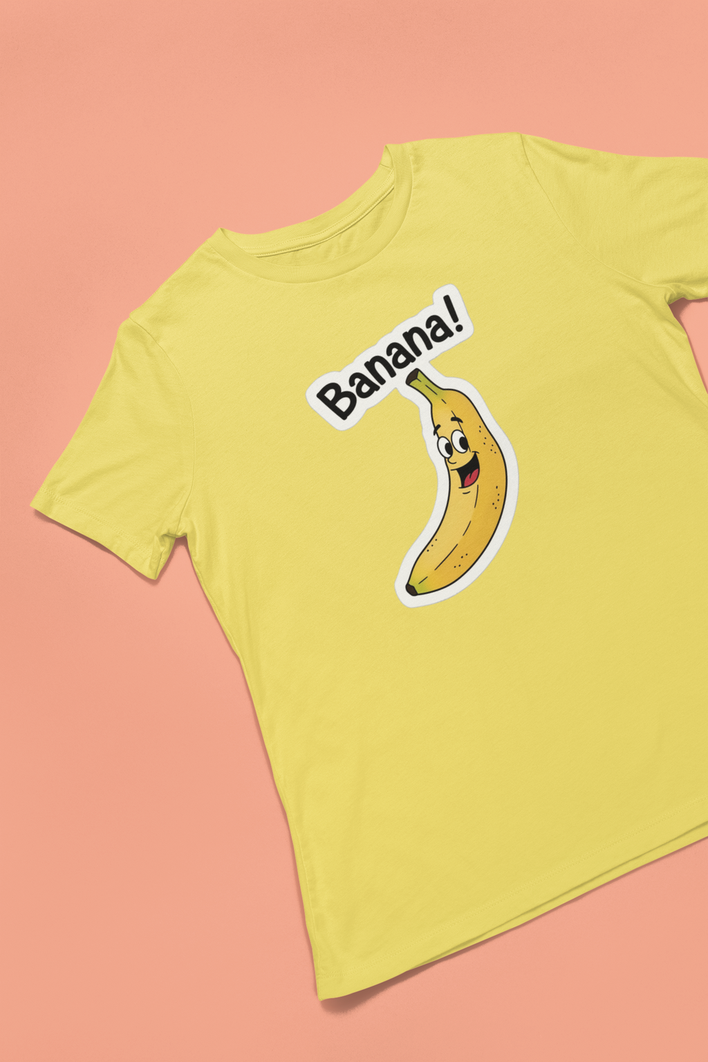 Banana Excitement Toddler Tee - Yellow