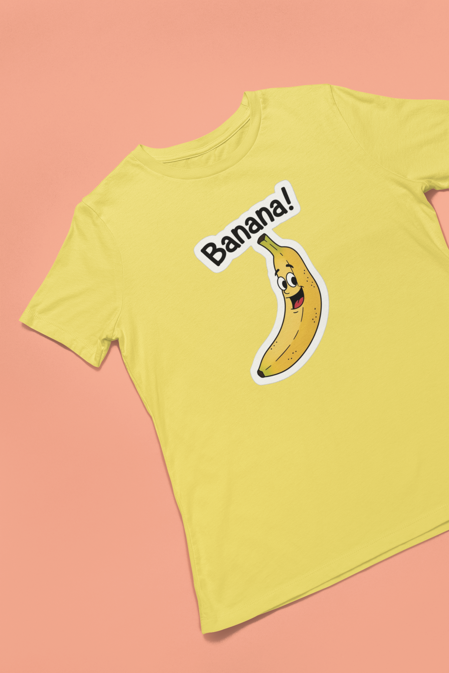 Banana Excitement Toddler Tee - Yellow
