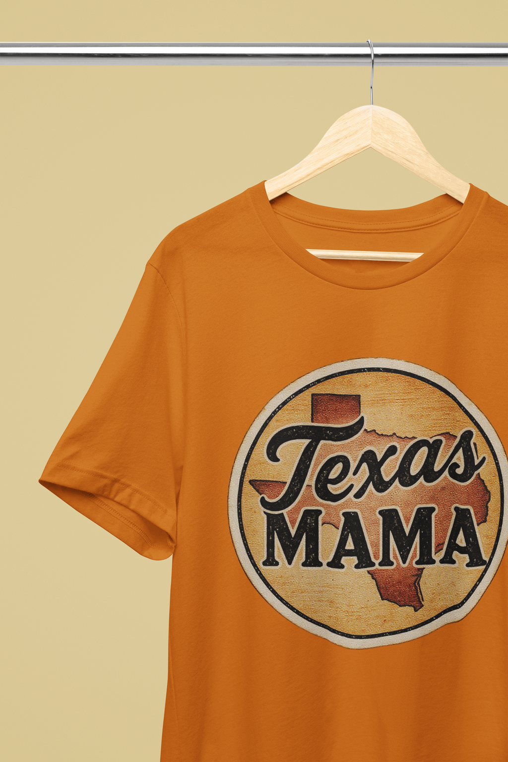 Texas Mama Tee - Burnt Orage