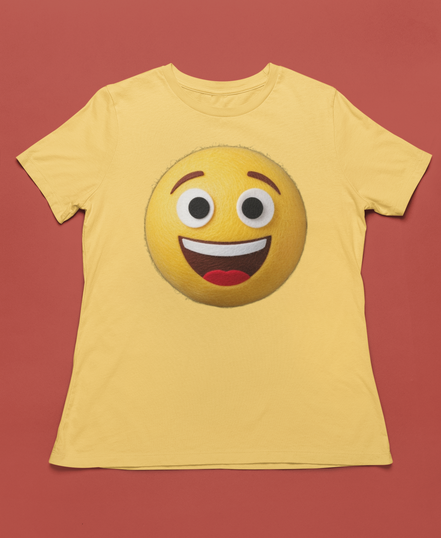 Big Grin Smiley Toddler Tee - Yellow