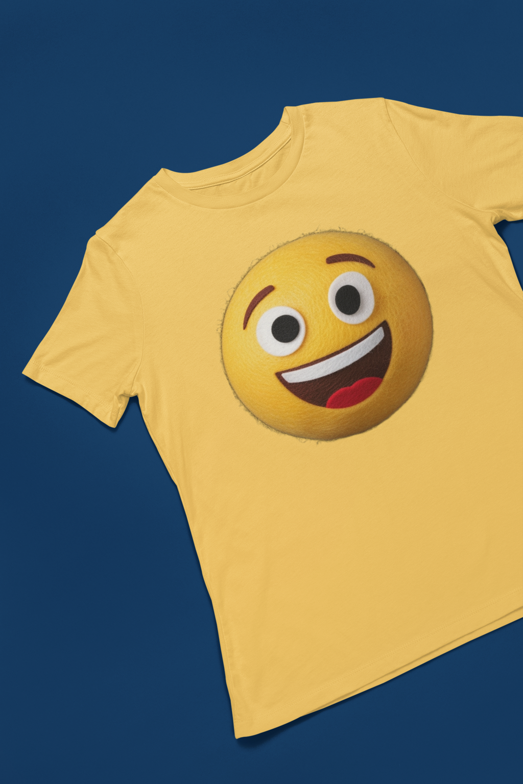 Big Grin Smiley Toddler Tee - Yellow